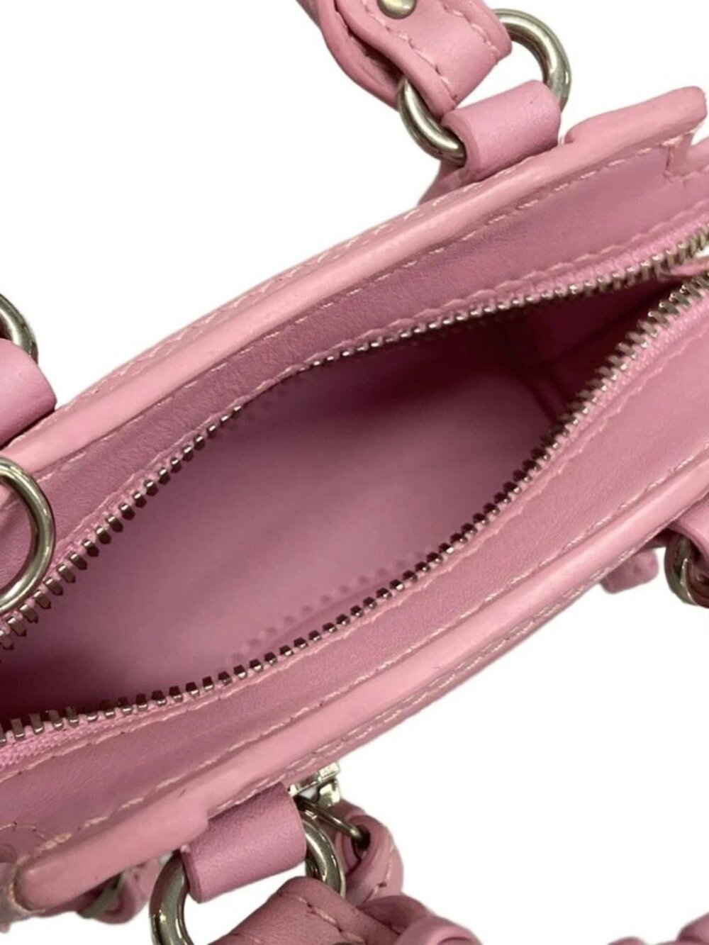 BALENCIAGA neoclassic supernano 669537 Pink Leather Handbag - Picture 14 of 15